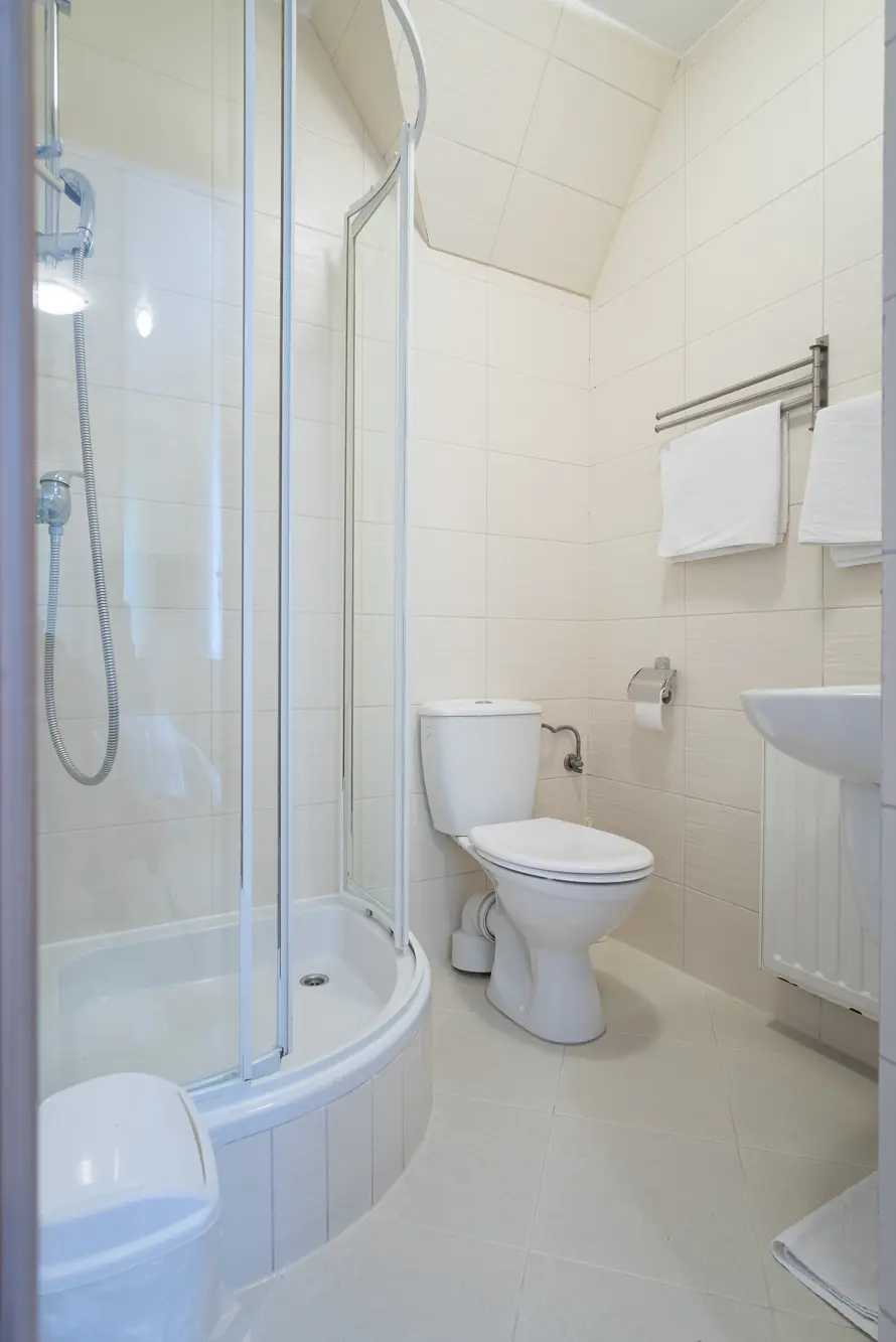 Bathroom with a shower